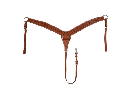 Westernový poprsák Border Stamp McBryan, chestnut. Velikost QH