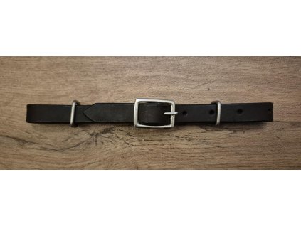 Podbradní řemínek kožený - doprodej