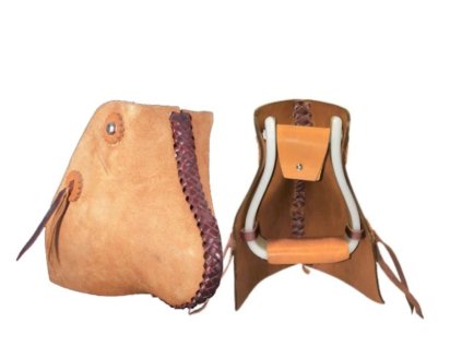 Westernové tapaderos, 12 cm