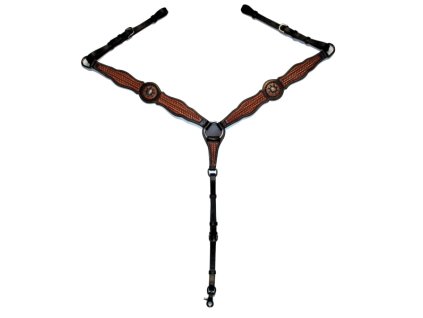 EE Tack poprsák two tone dark/chestnut