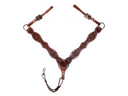 SN Tack show westernový poprsák, chestnut