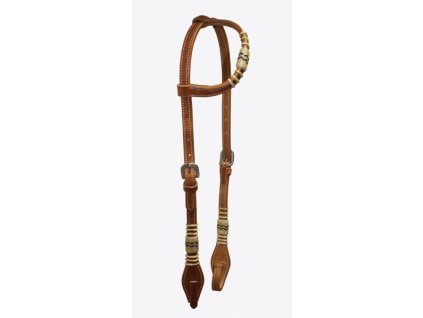 Westernová uzdečka jednouška Rybana, celá