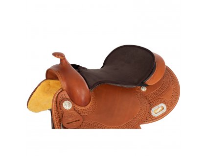 0037559 acavallo western classic gel 10mm thickness seat saver with dri lex ac548