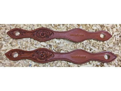 Slobber Straps Flowers, chestnut