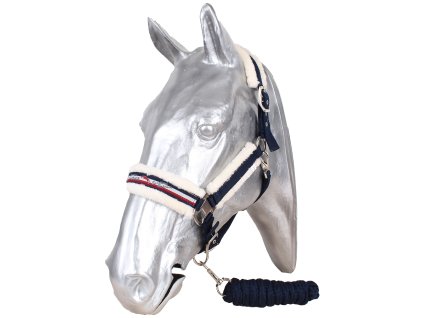 40505 Ohlávka podložená beránkem