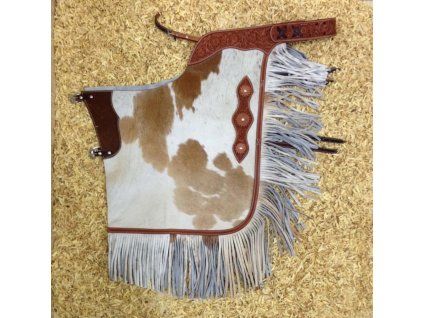 Westernové chink chaps Cowhide