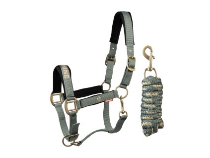 Set ohlávka a vodítko Horka Kyo Hunter Green