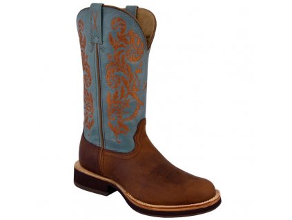 West. boty Twisted X dámské Horseman Sky Blue