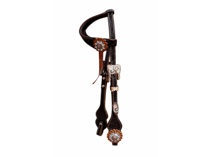 hnědá show uzdečka