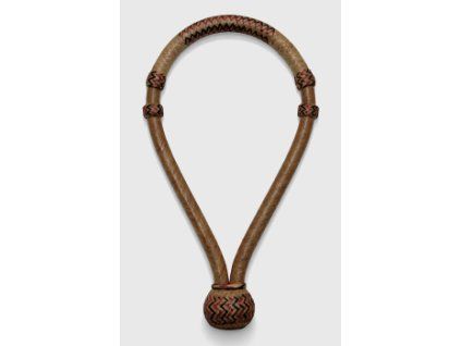 Rawhide Bosal - Red / Black Waves