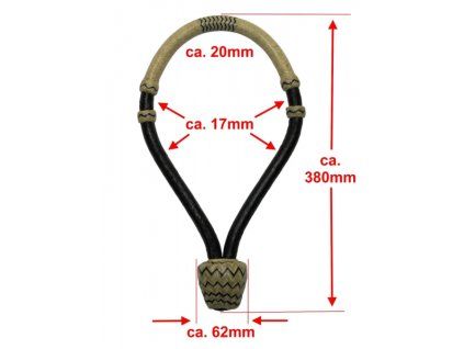 Rawhide Bosal - 36 Plaited - G-151 - Black / Natural