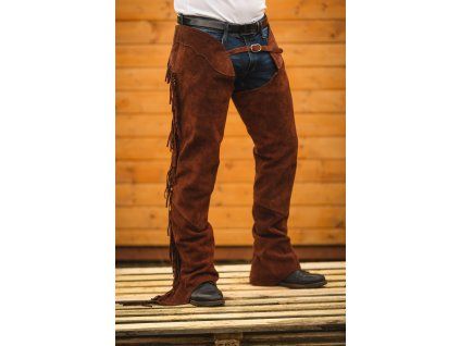 Chapsy s třásněmi - hnědá