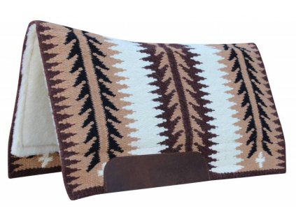 Westernová podsedlová deka Professional´s Choice Ventana - walnut