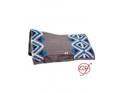 Westernová podsedlová deka CSF San Jaquinto - charcoal