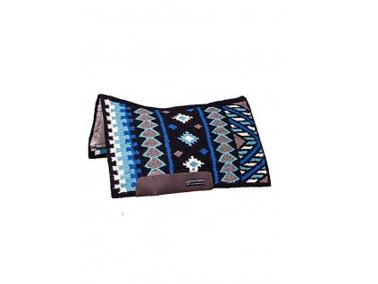 Westernová podsedlová deka CSF Diamond Stars - black