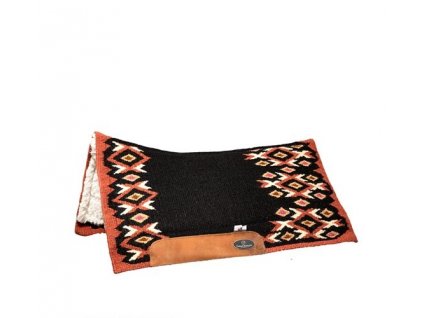 Westernová podsedlová deka CSF BLACK EDITION
