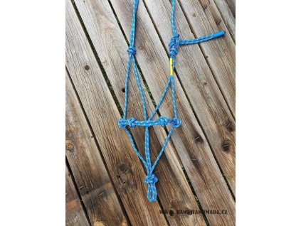 Ohlávka Clinton Anderson - modro-žluto-červená