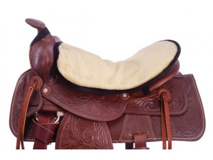 Fleesový potah na westernové sedlo