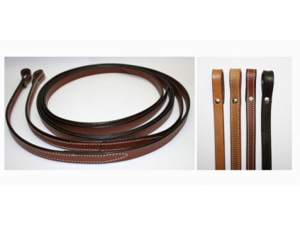 Westernové dělené otěže 5/8" - 214 cm