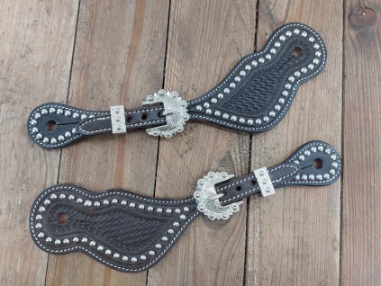 Westernové řemínky k ostruhám Show