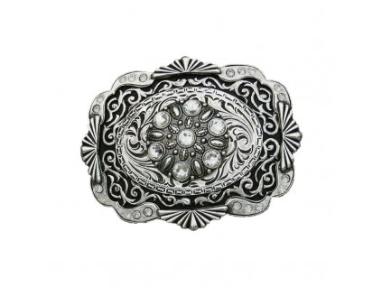 guertelschnalle fuer guertel mit weissen strasssteinen