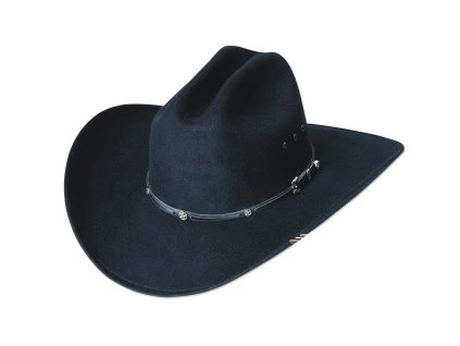 San Antonio černý westernový klobouk