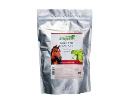 Stiefel Jablečný pamlsek, chutná a zdravá odměna pro koně, sáček 1 kg