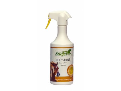 Stiefel Top shine Aloe vera pro svěží hedvábný lesk vašeho koně s Aloe, láhev 750 ml