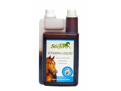 Stiefel Vitamin liquid, tekutá kombinace důležitých stopových prvků a aminokyselin, láhev s odměrkou 1 l