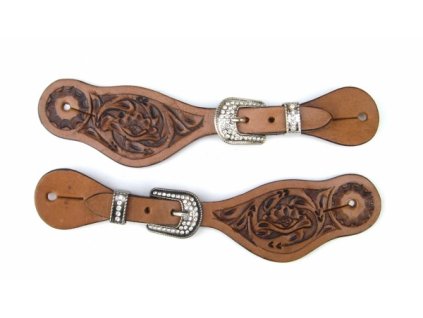 Westernové řemínky k ostruhám dětské