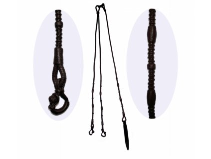 Romal reins CE z tmavě hnědé kůže