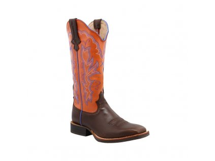 cowboystiefel twisted x womens ruff stock orange