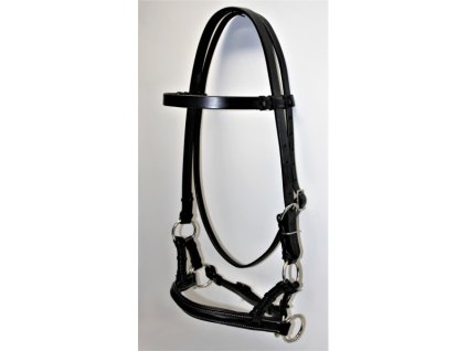 Sidepull s podloženým nánosníkem - černý