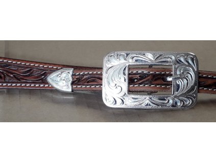 Hansen silver přezka na uzdečku, velikost 6 x 7,5 cm