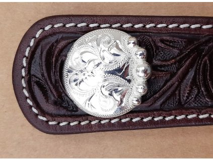 Hansen silver concho  Manzanillo 3/4″