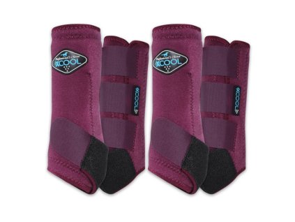 Chladivé kamaše 2XCOOL - vínové