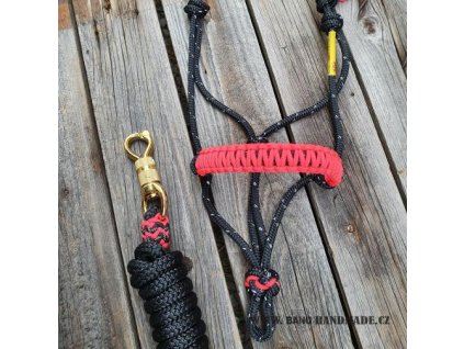 Růžovo-černá sada reflexní