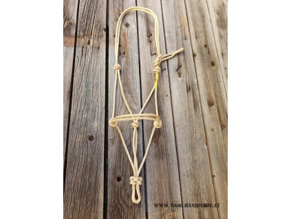 Ohlávka klasik SUPER - béžová