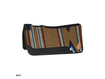 Filcová dečka s výztuhami Navayo, rezavá