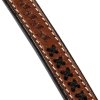 Westernové kožené otěže vzorované, chestnut