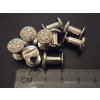 Ozdobné nýtovací šroubky 10 mm, 9ks v balení