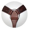 EE Tack westernový poprsník s rawhide zdobením, dark/chestnut