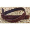 Westernový opasek Snake tooling, chestnut - bez přezky