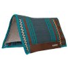 Westernová podsedlová deka Weaver Synergy® Flex Contour Performance Pad, petrolejová