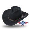 Westernový klobouk Stars & Stripes Dallas černý