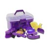 Dětský box s čištěním fialový/modrý