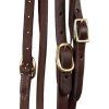Uzdečka Platinum Pro Double Buckle, tmavě hnědá2