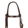 Uzdečka Platinum Pro Double Buckle, tmavě hnědá4