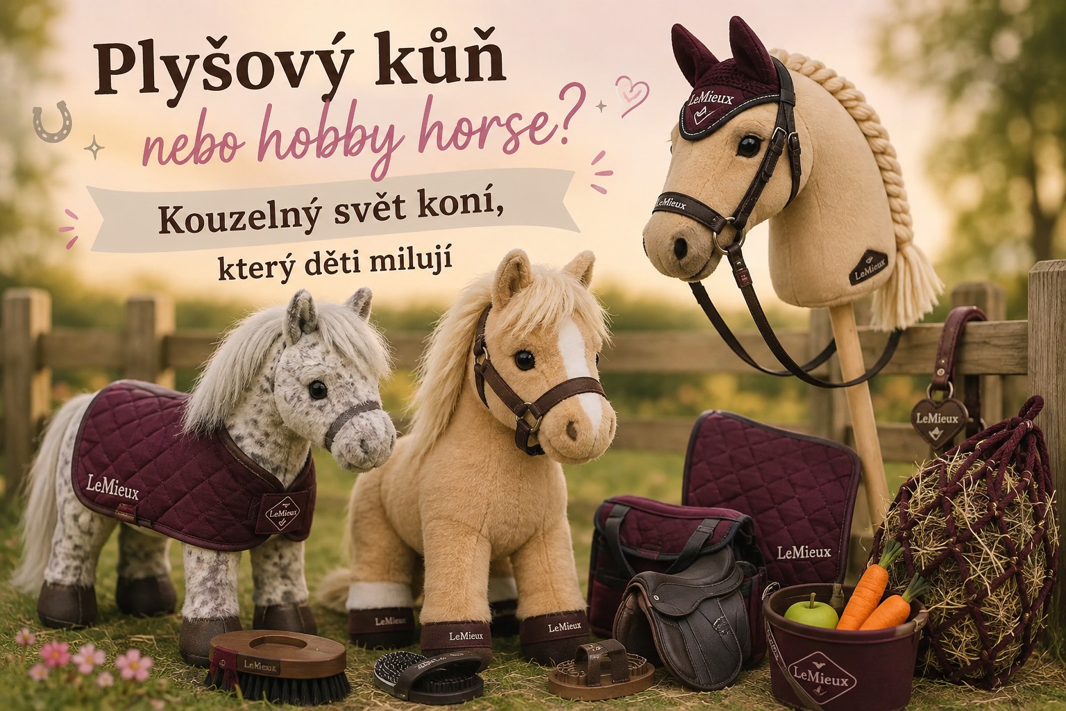 Plyšový kůň nebo hobby horse? Co vybrat dítěti