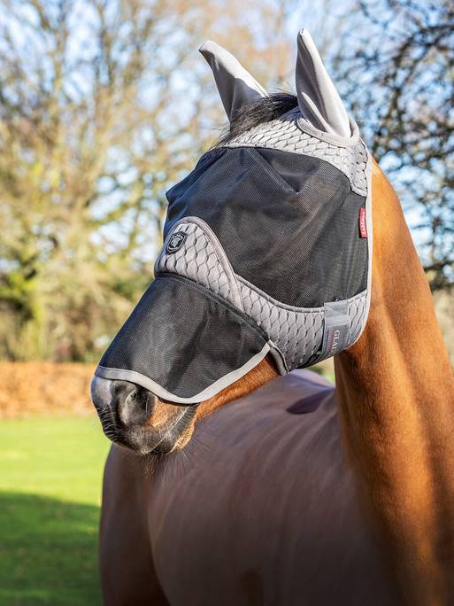 Maska proti hmyzu LeMieux Gladiator Full Fly Mask 